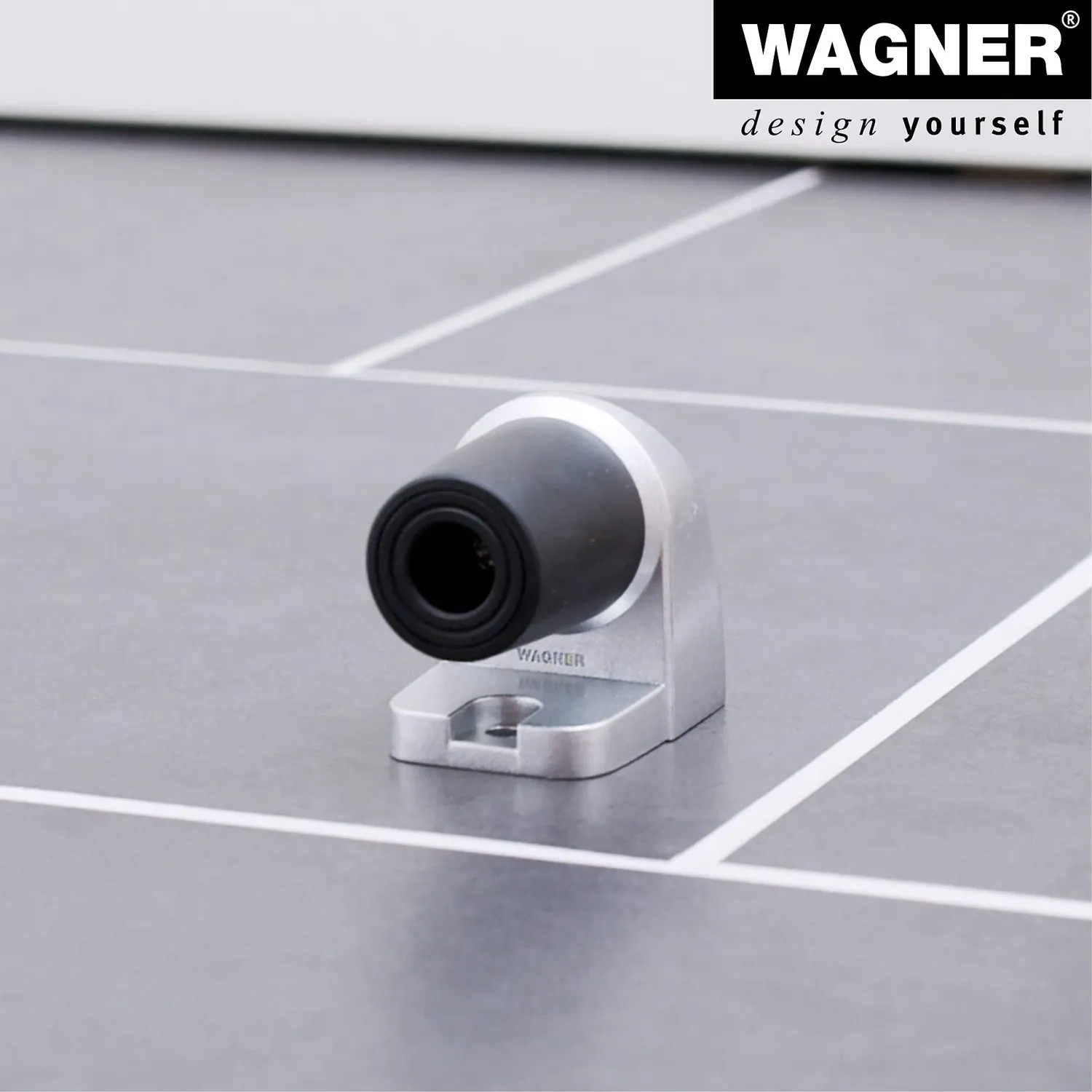 Wagner Hook fermaporta pavimento alu 60x38x50 mm