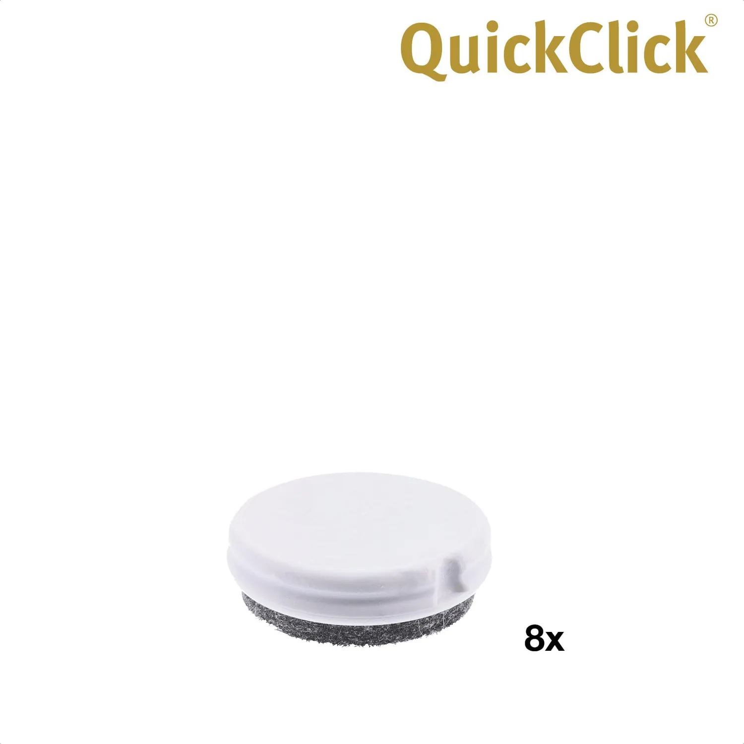 WAGNER QuickClick DUO feltrini Ø20 mm 8 pezzi lana