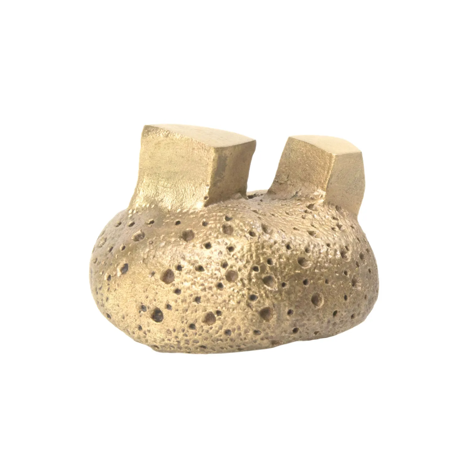 NIVA Design Pietra pomello ottone satinato confezione