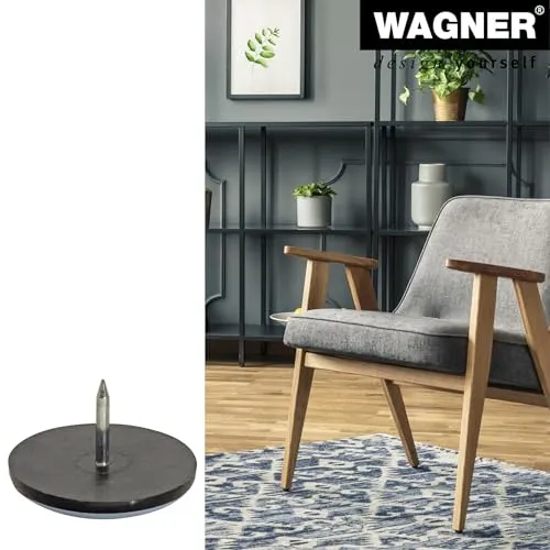 Wagner 15183099 pattini PTFE da inchiodare 4 pezzi Ø 30 mm