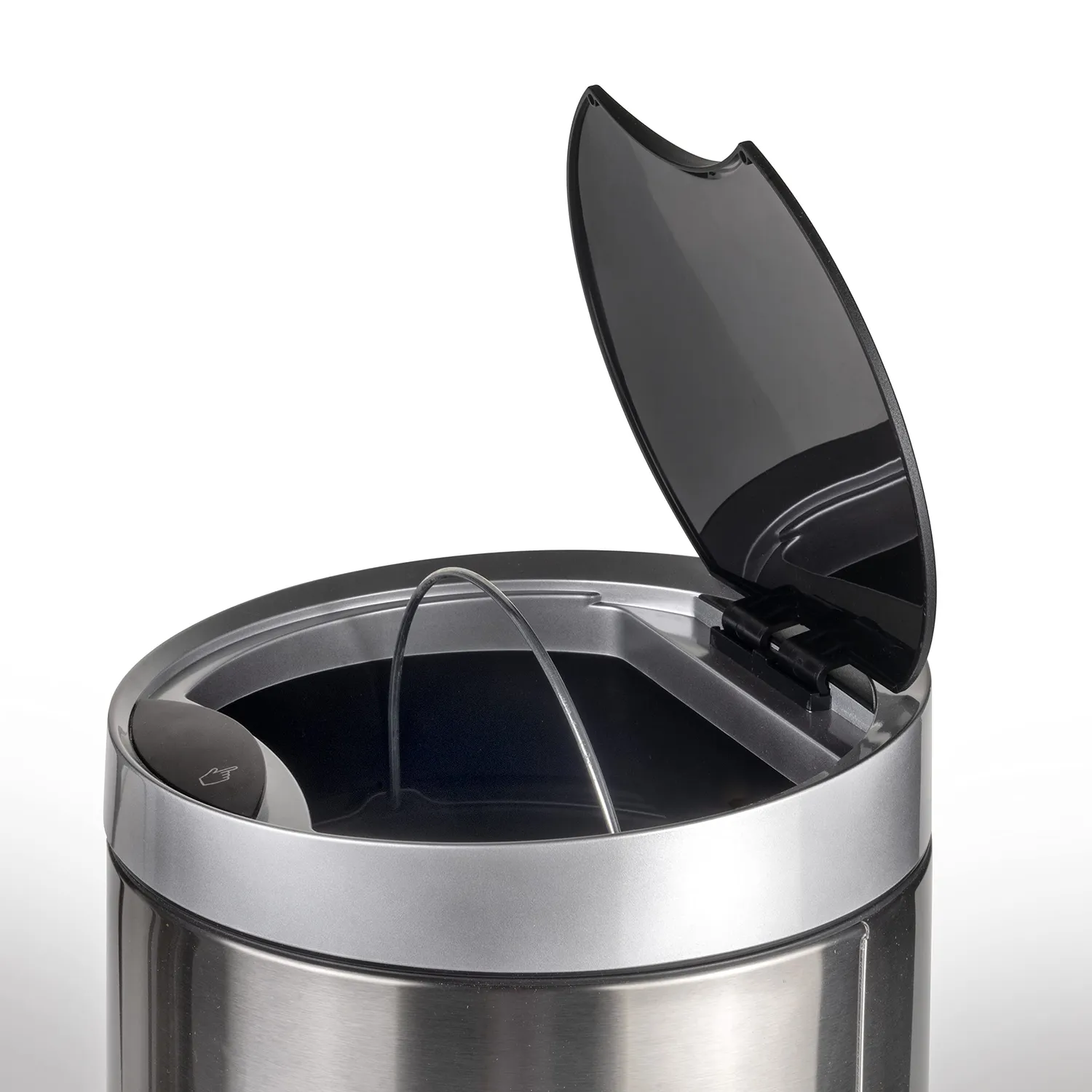 Emuca Recycle pattumiera sensore 20L rotonda inox
