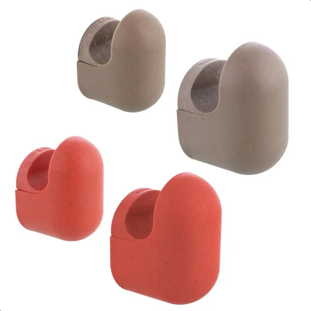 WAGNER hooks4home PILL ganci parete set 4 pezzi corallo