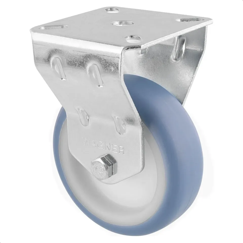 Wagner RO 7775 rotella fissa Ø 75 mm blu 1 pz parquet 60 kg