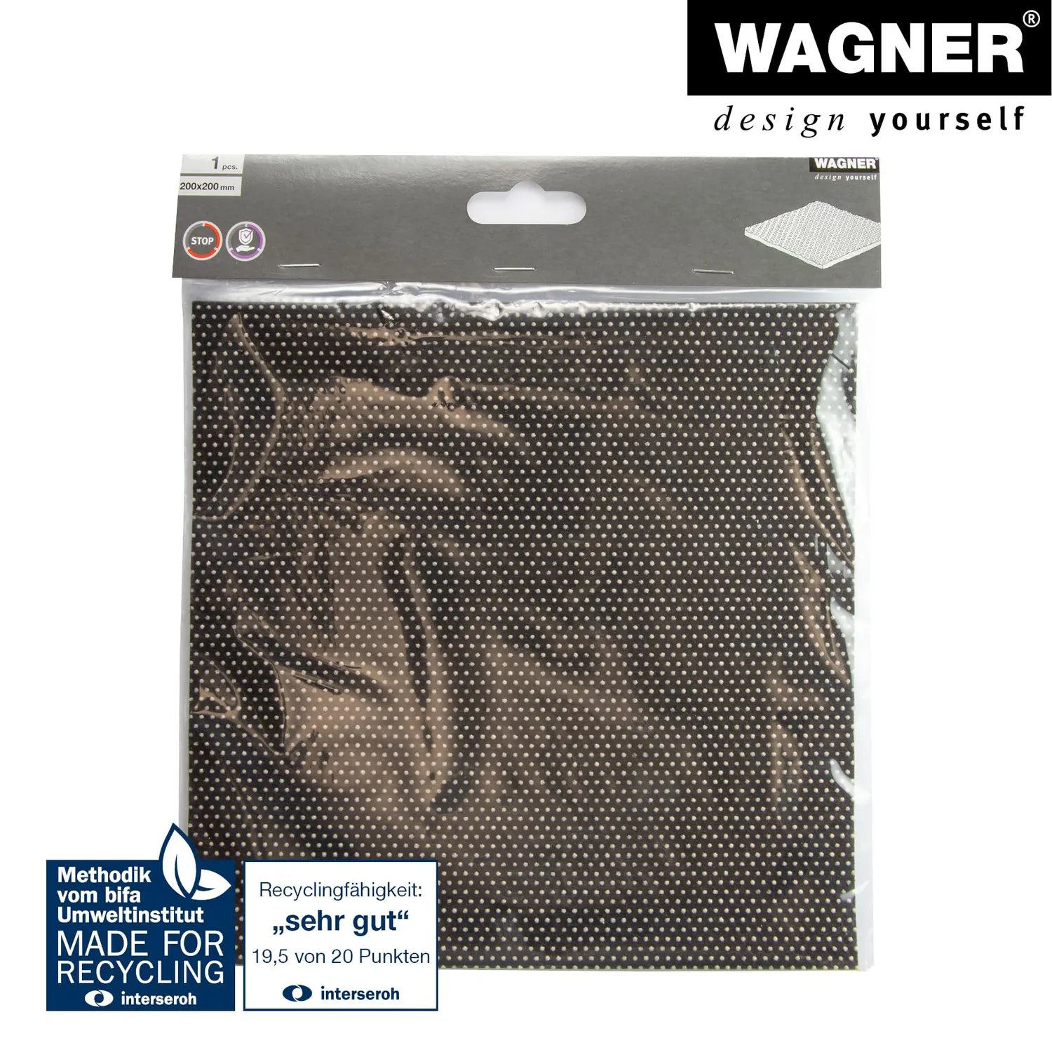 Wagner 16012099 EH 0120 pannello antiscivolo adesivo 200x200 mm