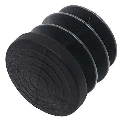 Adsamm puntali alettati tondi neri 21-23 mm 100 pezzi polietilene