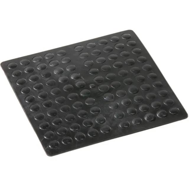 Adsamm Paracolpi Mobili Adesivi Semisferici 7 mm Neri 100 Pezzi Antigraffio