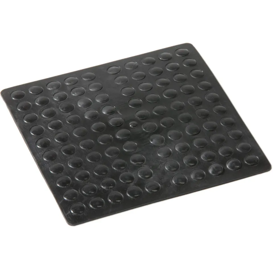 Adsamm Paracolpi Mobili Adesivi Semisferici 7 mm Neri 100 Pezzi Antigraffio