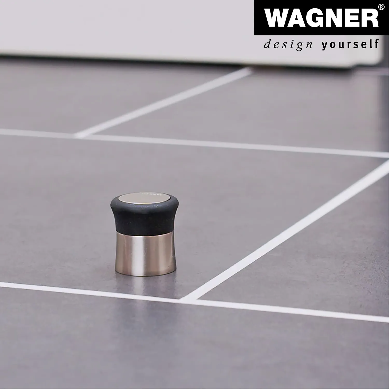 Wagner Pilastro 15514611 fermaporta pavimento zinco 27x30 mm
