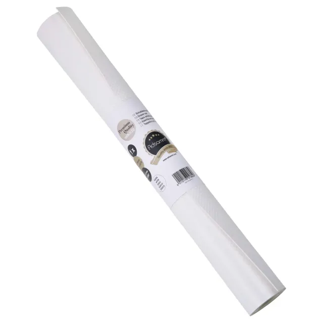 Adsamm Tappetino Antiscivolo 48x200 cm Rotolo Bianco in PVC