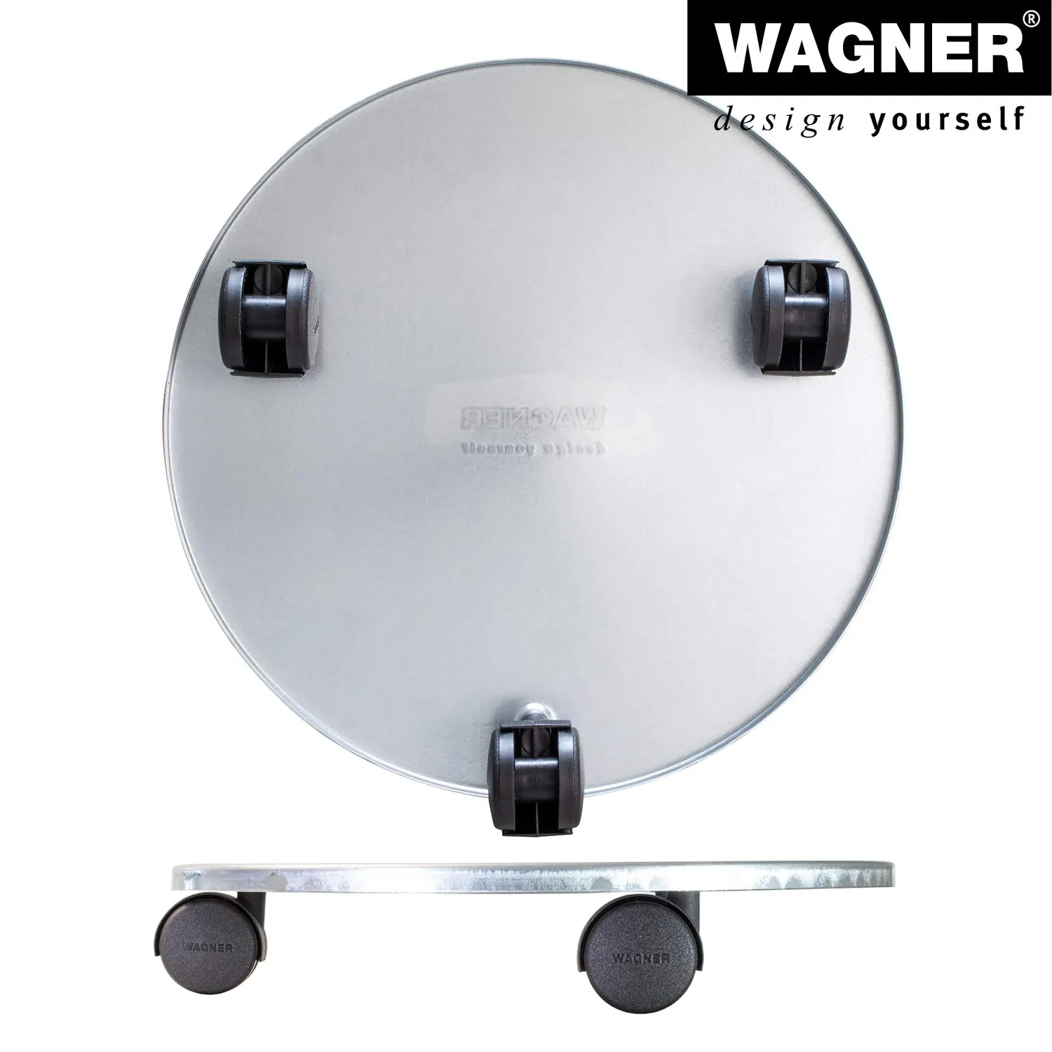 Wagner Steel 20006601 carrello piante Ø30 cm argento 60 kg