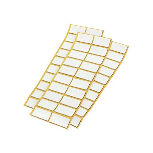 Adsamm Quality piedini antiscivolo bianchi 20x40 mm 60 pz EPDM