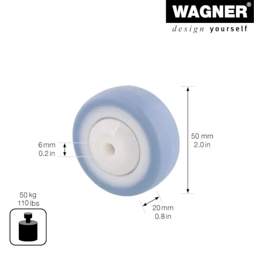 Wagner 03675101 ruota di ricambio Ø 50 mm portata 50 kg