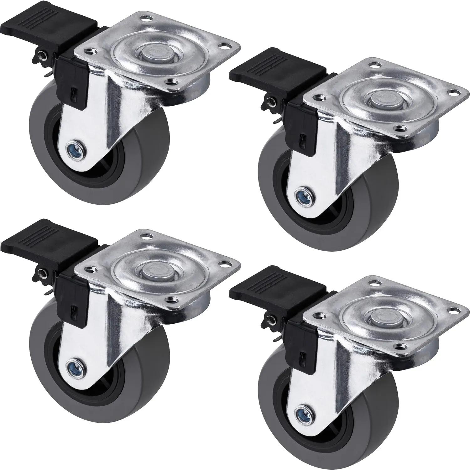 Gedotec rotella mobile con freno 50 mm 1 pezzo