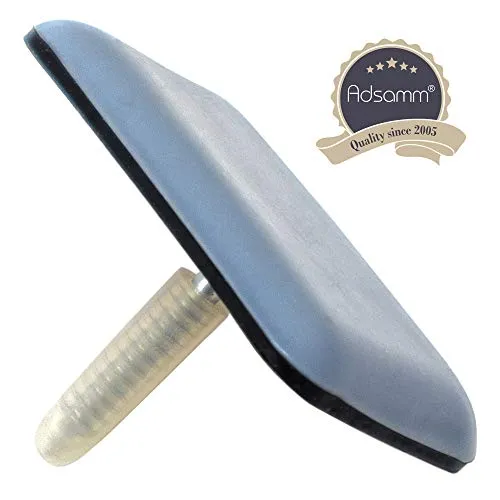 Adsamm scivoli PTFE con chiodo 24x35 mm 16 pezzi grigi