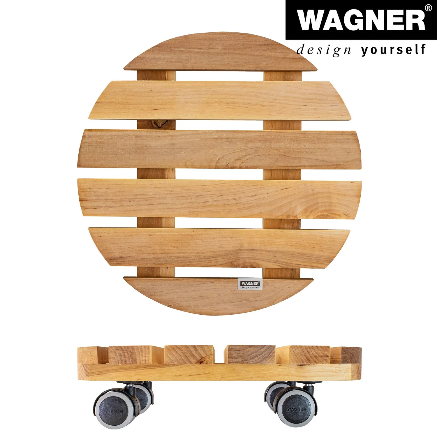 Wagner Nature 20026201 carrello piante Ø30 cm ontano oliato