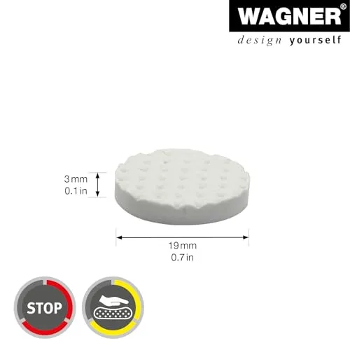 Wagner Soft Pads 16021999 feltrini bianchi 16 pezzi antiscivolo