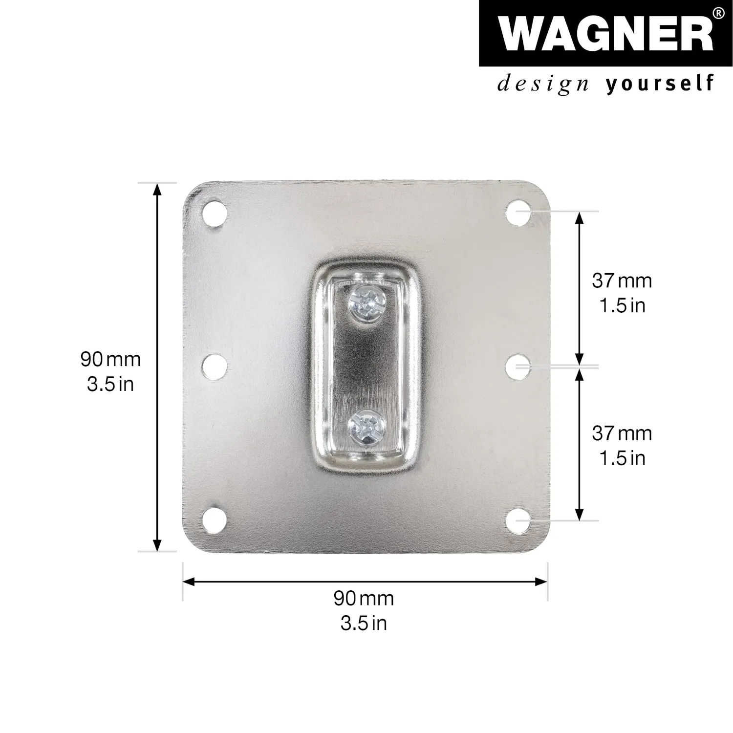 Wagner ST 5012 gamba mobile a U inox 720x700 mm 1 pz