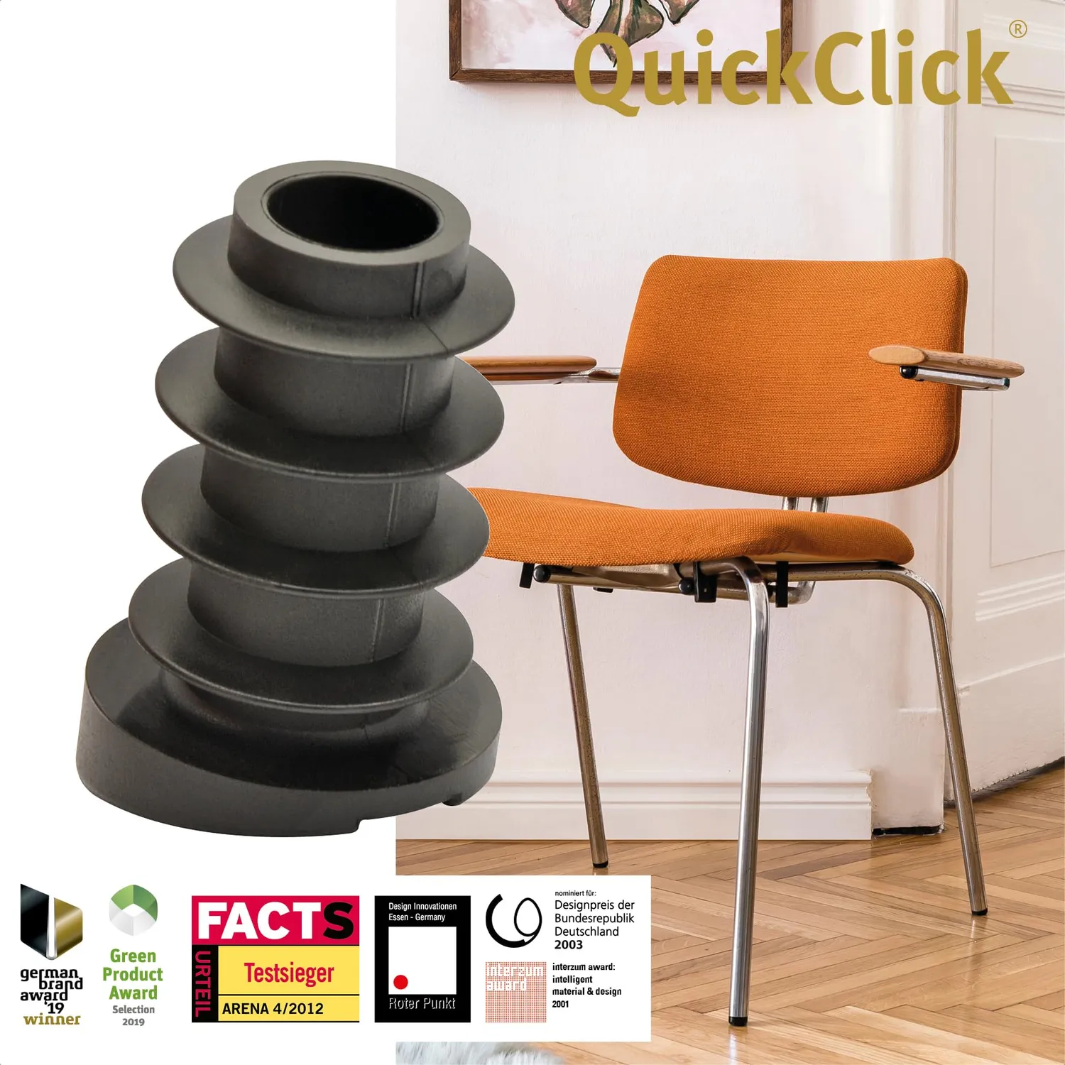 Wagner QuickClick 15786800 piedini da inserire 4 pezzi 16/20 mm