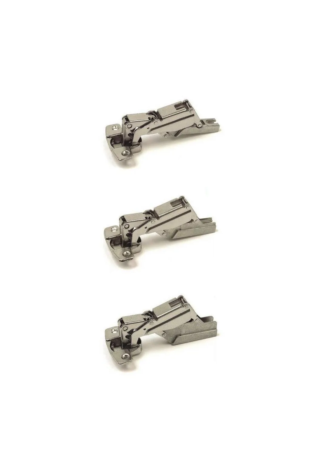 Indaux cerniere 165° collo dritto H0 4 pezzi acciaio