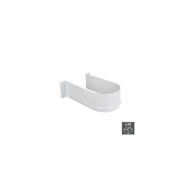 Emuca Harmony salva sifone curvo bianco set 10 pezzi
