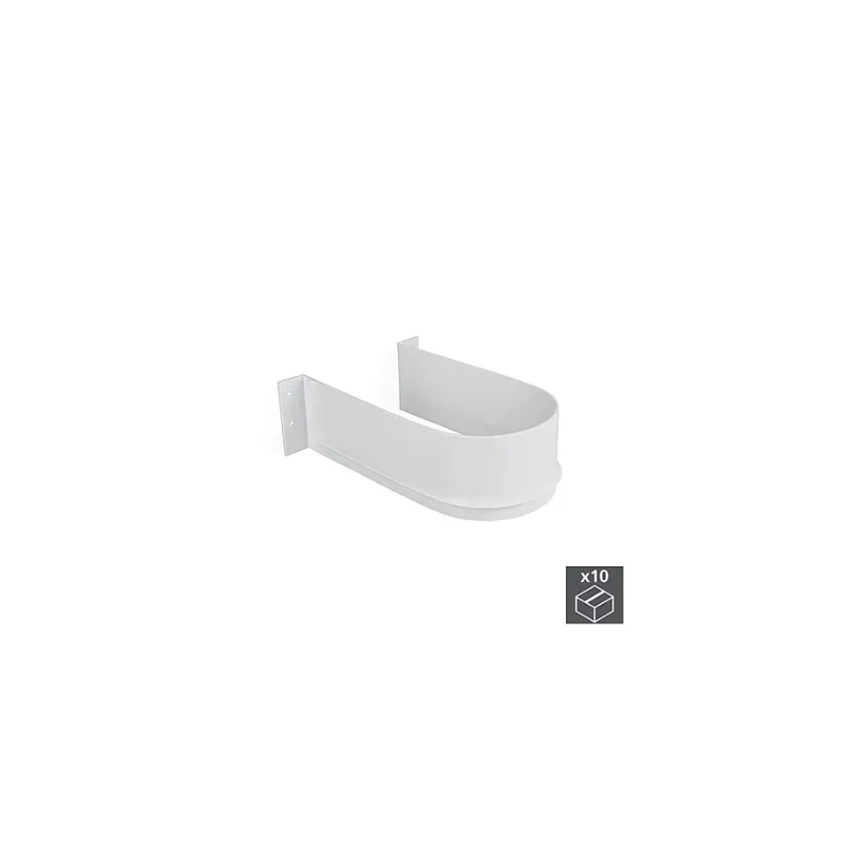 Emuca Harmony salva sifone curvo bianco set 10 pezzi