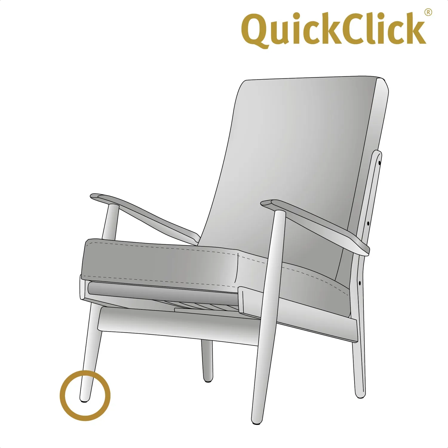 Wagner QuickClick 16791799 pattini avvitare Ø20 mm 4 pezzi Hyper
