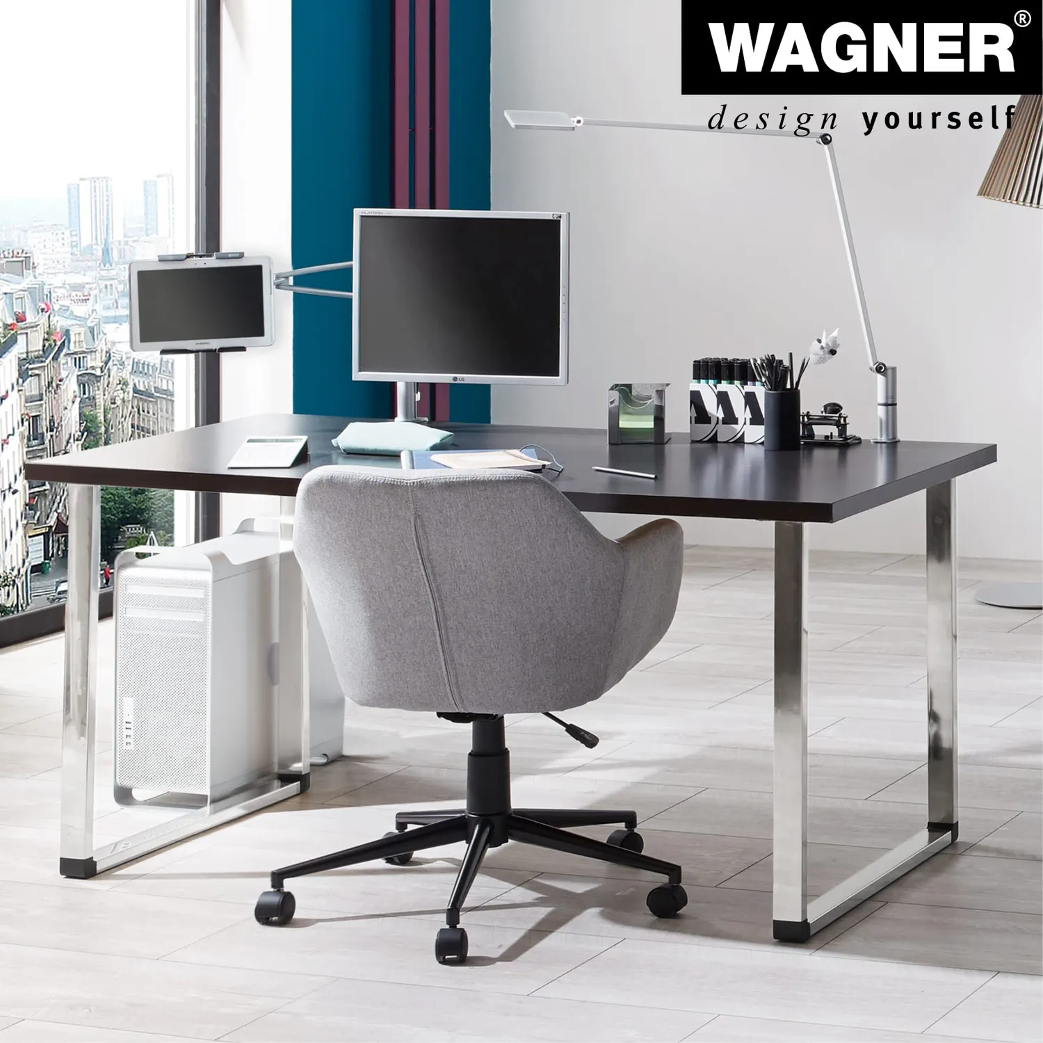 Wagner U ST 5013 gamba industriale 72x70 cm nera