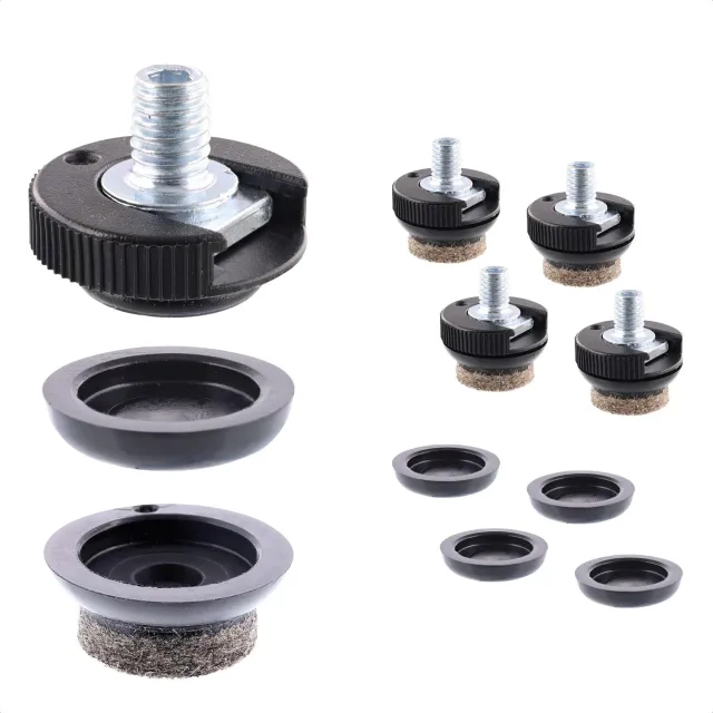 Wagner Justus Slim 15418099 piedini mobili set 4 pezzi