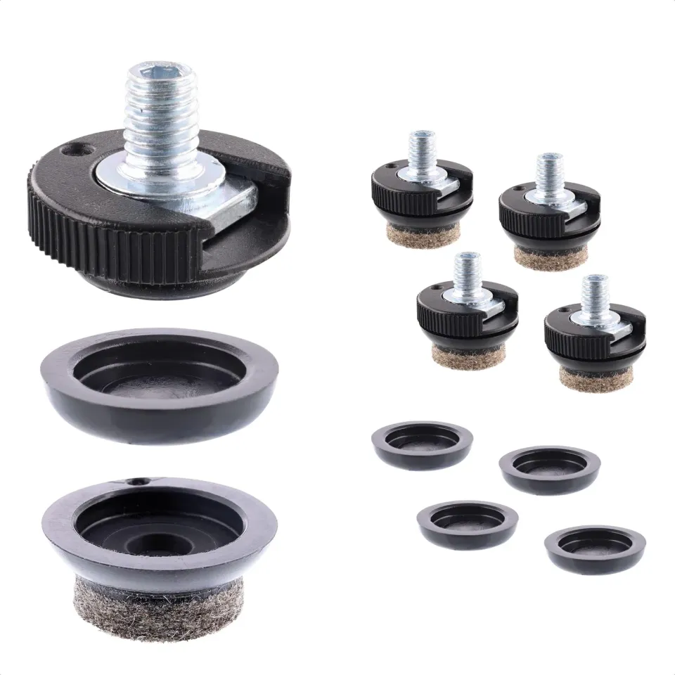 Wagner Justus Slim 15418099 piedini mobili set 4 pezzi