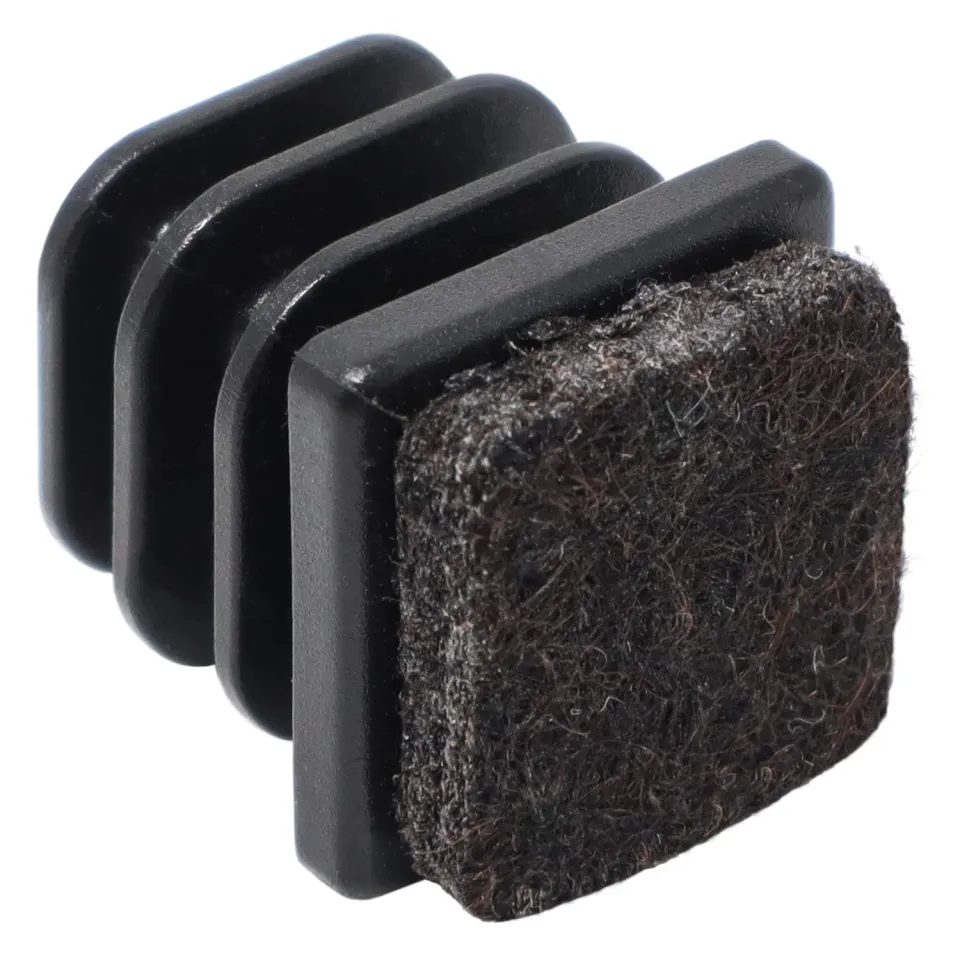 Adsamm puntali quadrati 16-18 mm 100 pezzi con feltro nero