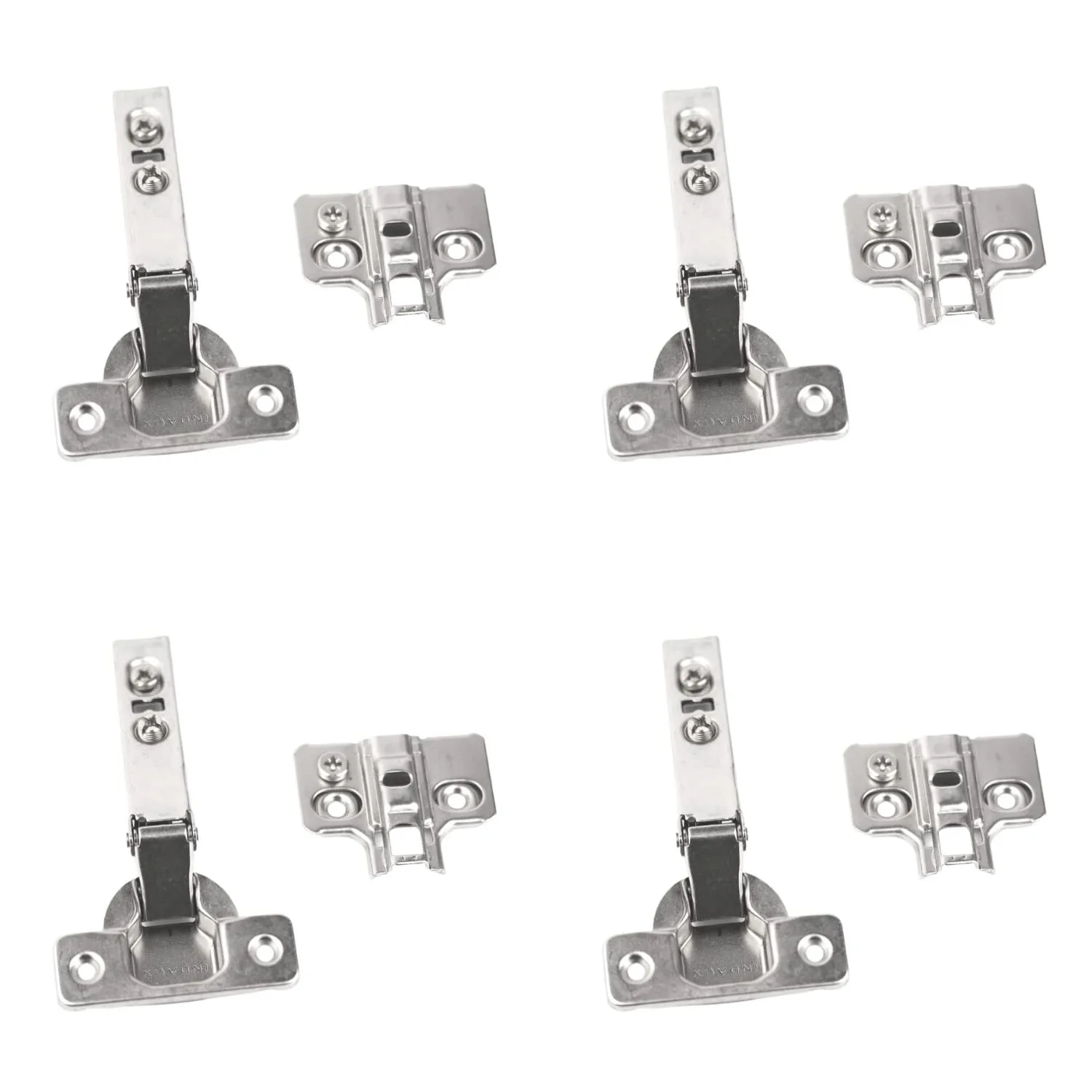 Indaux Cerniere Ammortizzate Collo Dritto H2 4pz Soft