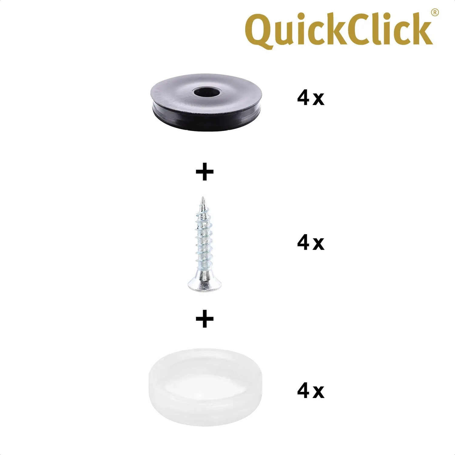 Wagner QuickClick Ø17 mm scivoli antiscivolo STOP