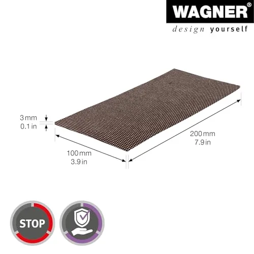 Wagner EH 0152 piastra antiscivolo 100x200x3 mm autoadesiva feltro