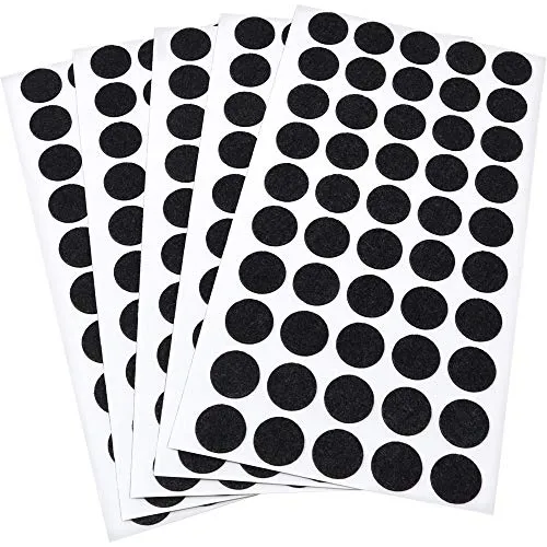 Adsamm Ultrasottili ø 16 mm Feltrini Neri 250 pz 1,5 mm