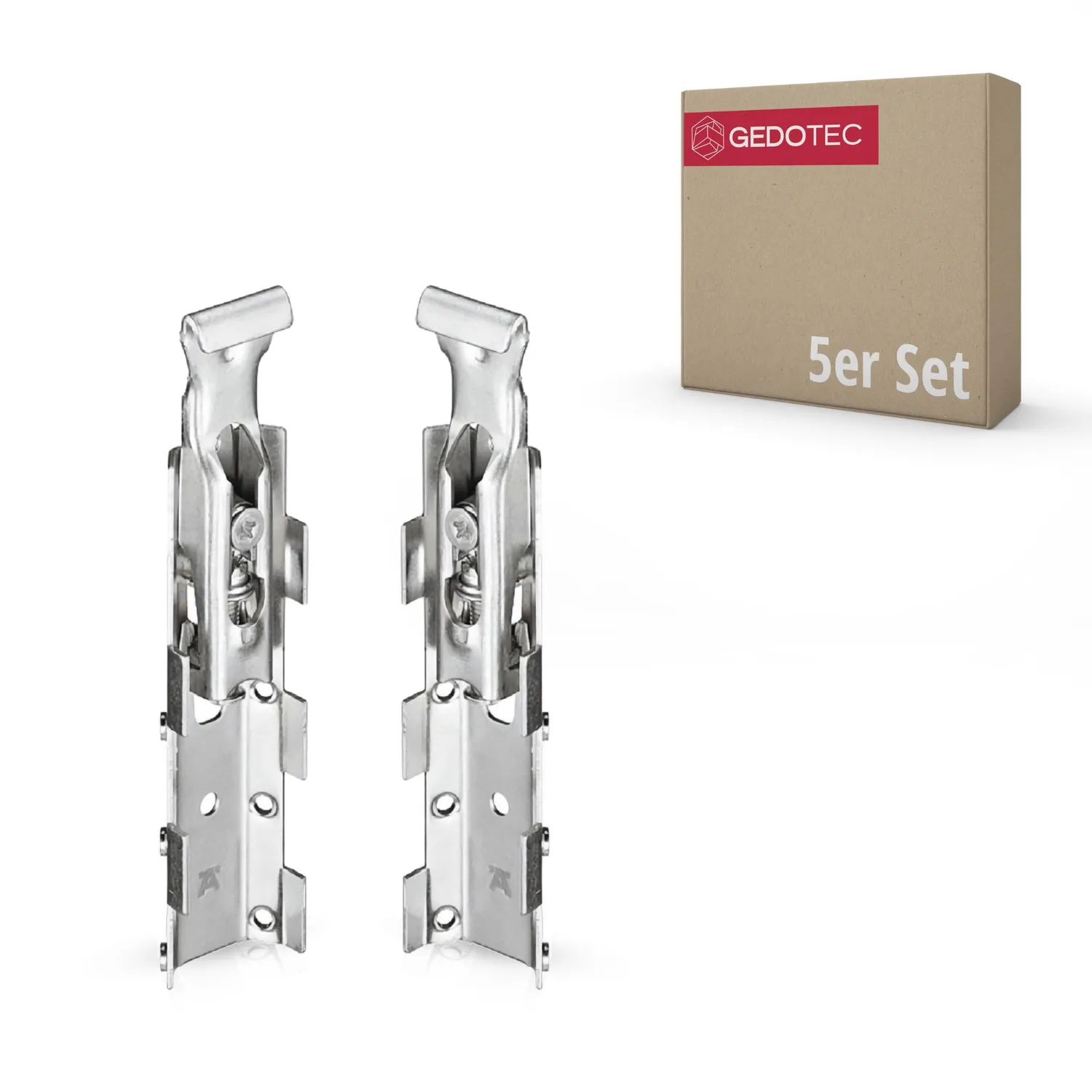 Gedotec H2193 attacchi pensile scomparsa 65kg 1 paio metallo