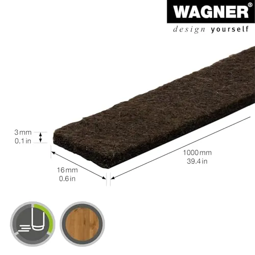 Wagner EH 1310 15131099 rotolo feltro marrone 16mmx1m protettivo