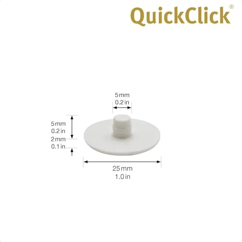 Wagner QuickClick 16783700 feltrini Ø25 mm Extreme 8 pz