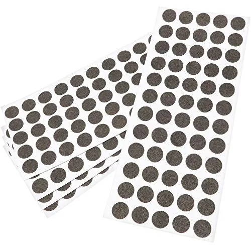 Adsamm ø 14 mm feltrini autoadesivi marrone 300 pezzi ultrasottili