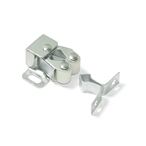 Emuca 1275505 Chiusura doppio rullo ante 10 pezzi