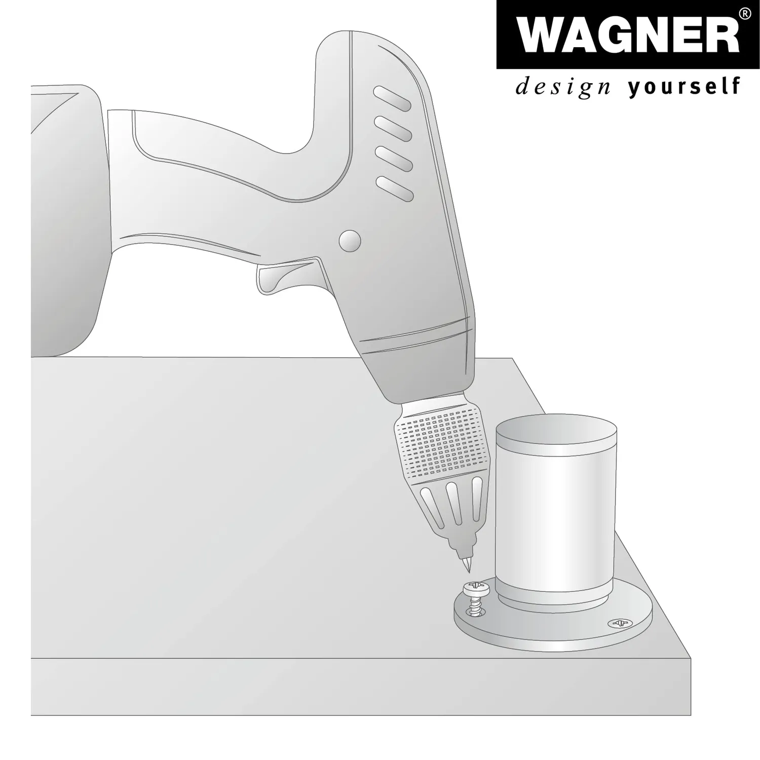 Wagner Telescope Classic 12048201 gamba mobile 80-105 mm inox