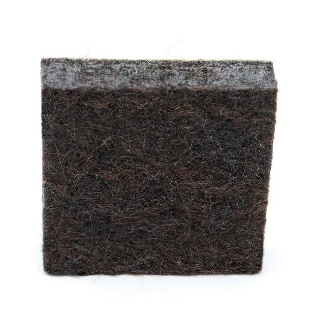 Adsamm feltrini autoadesivi 20x20 mm marroni 16 pezzi 5,5 mm