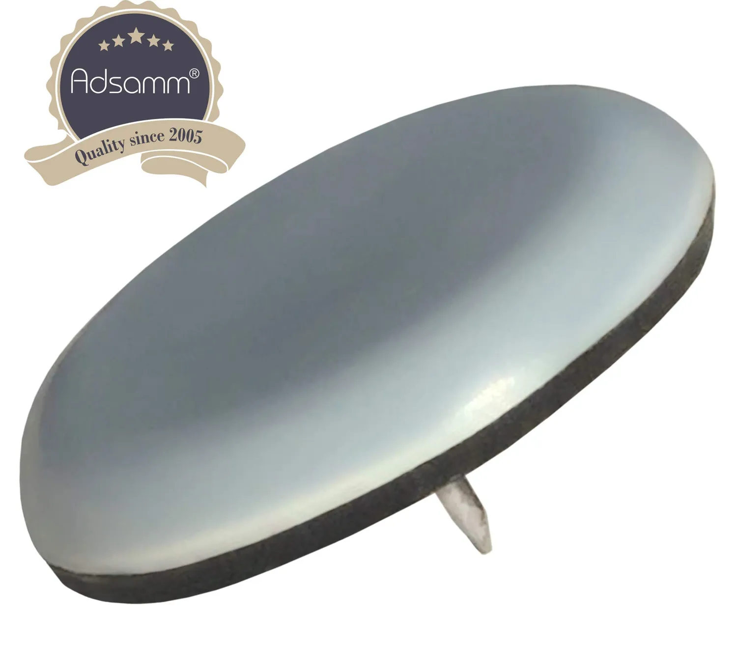 Adsamm 16 pattini PTFE con chiodo grigi Ø 40 mm scorrevoli