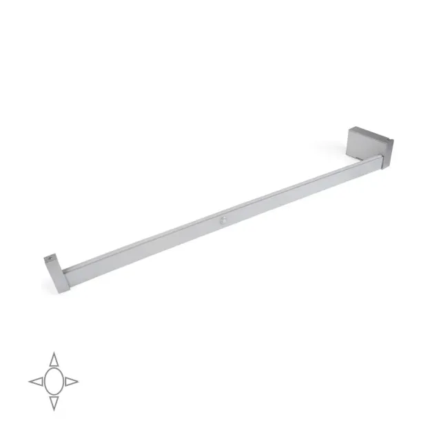 Emuca asta appendiabiti LED 708-858mm anodizzato opaco con sensore