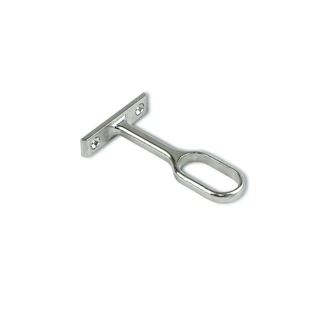 Emuca 7061007 reggitubo centrale ovale 30x15 mm 10 pezzi