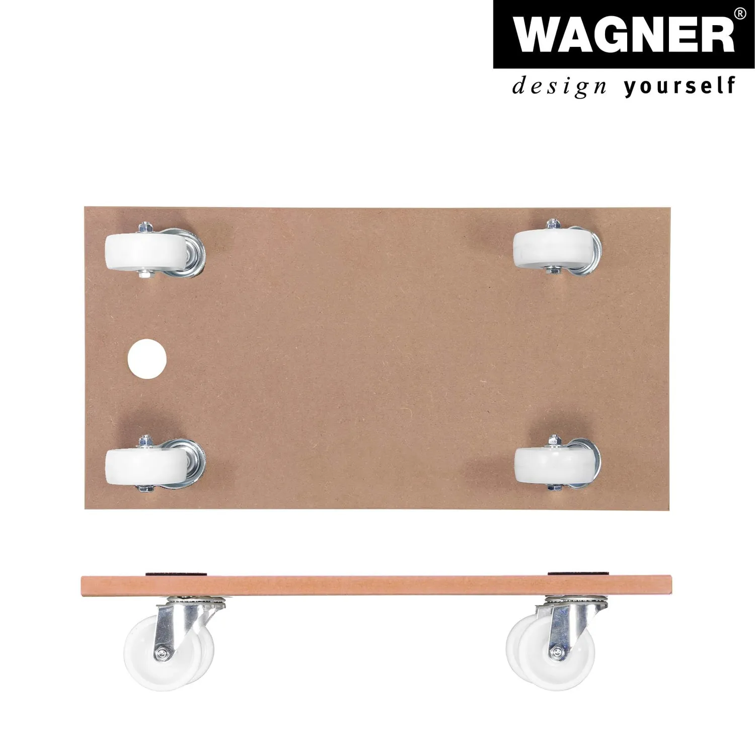 Wagner FSC carrello trasporto MDF 200 kg 57,5 cm
