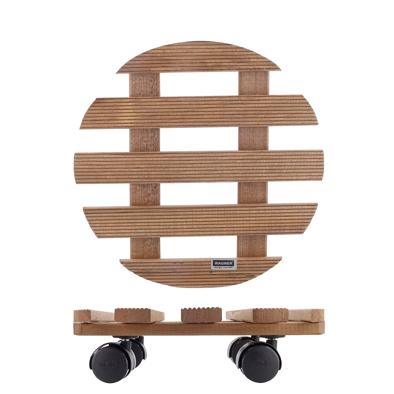 Wagner Country carrello piante Ø30 cm palissandro