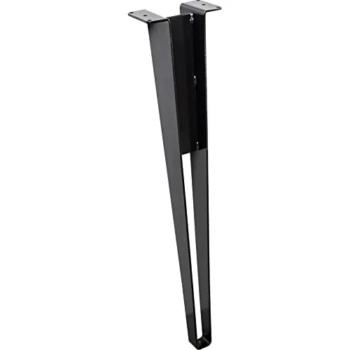 Wagner V-Style ST 0671 gamba tavolo 71 cm nera opaca