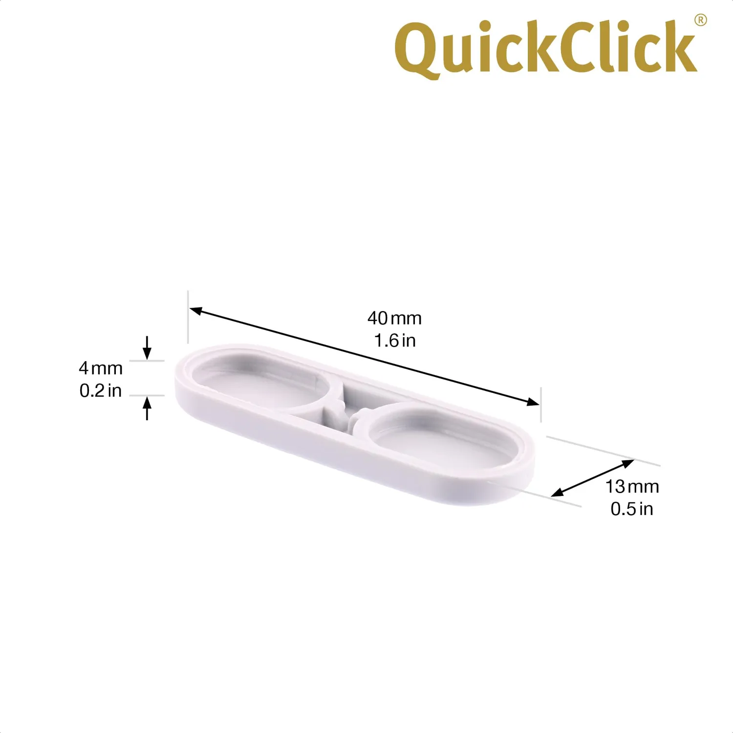 WAGNER QuickClick Tandem Pattini Ricambio 39x12 mm 8pz