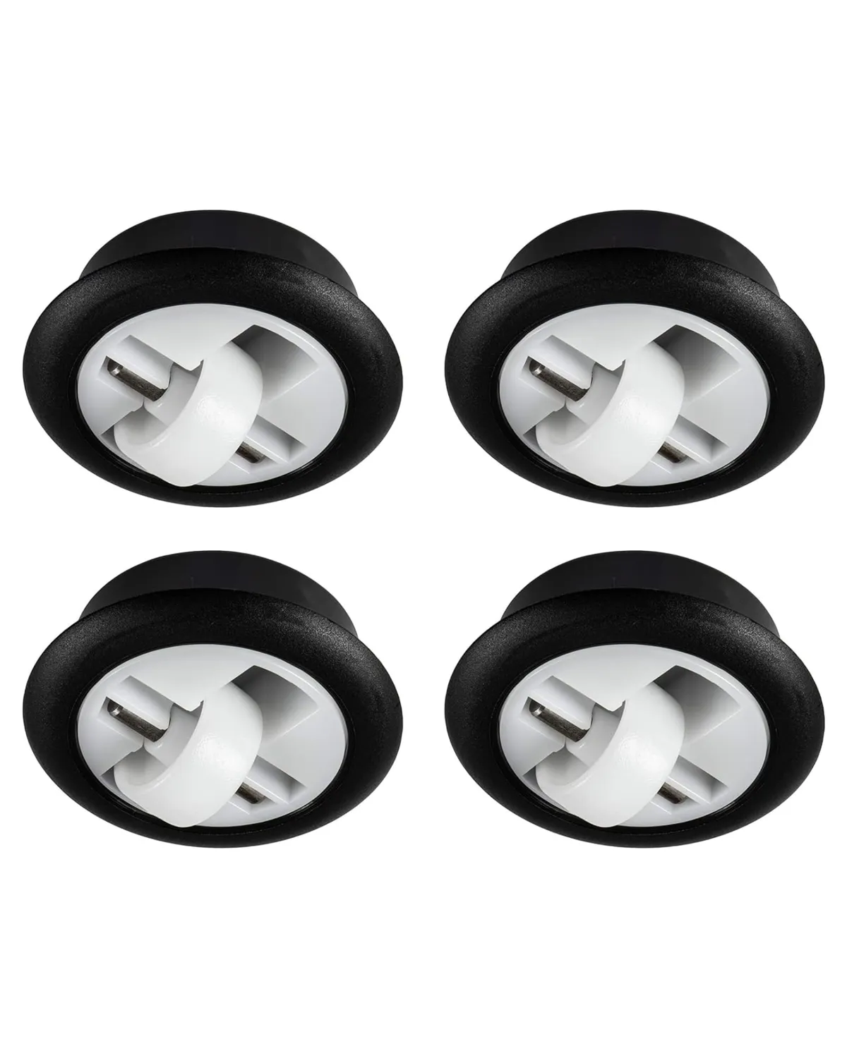 Gedotec rotelle mobili incasso Ø36 mm pavimenti duri 4 pz
