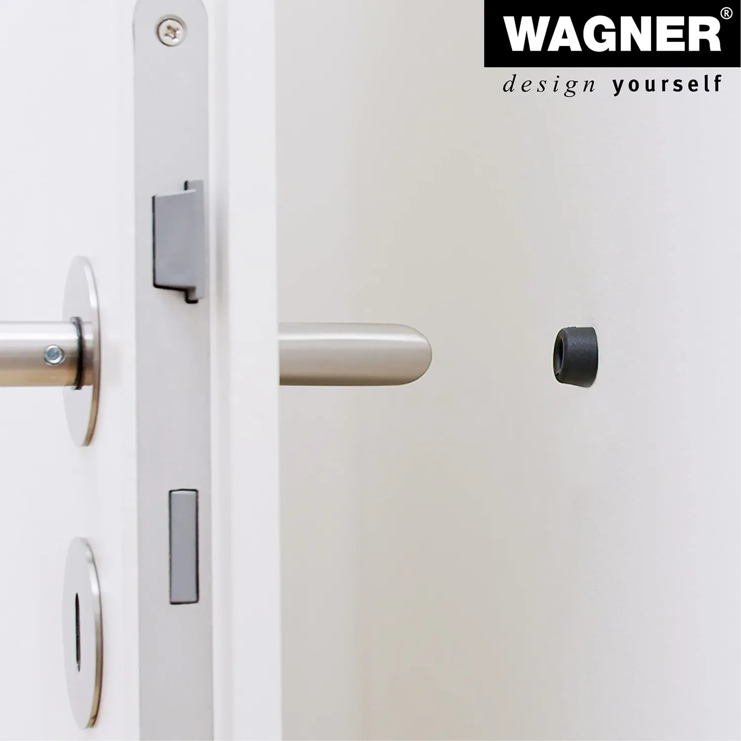 WAGNER VULKANO MINI Ø18x10 fermaporta nero 4 pezzi gomma